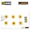 Liang 0101 Paper Sunflowers for Dioramas (laser+ 3D print parts)